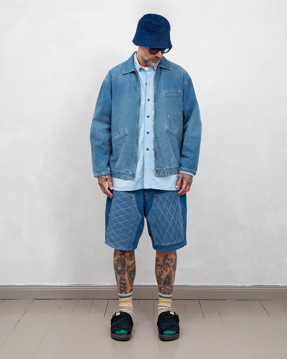 Porter Classic Breakfast Denim Zip-Up Jacket