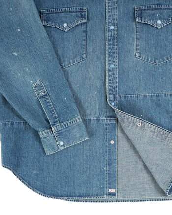 Porter Classic Breakfast Denim Western Shirt