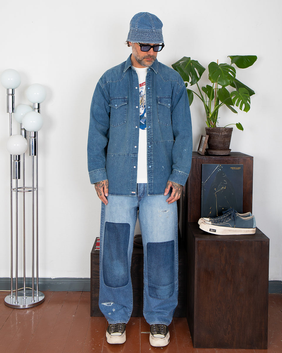 Porter Classic Breakfast Denim Western Shirt