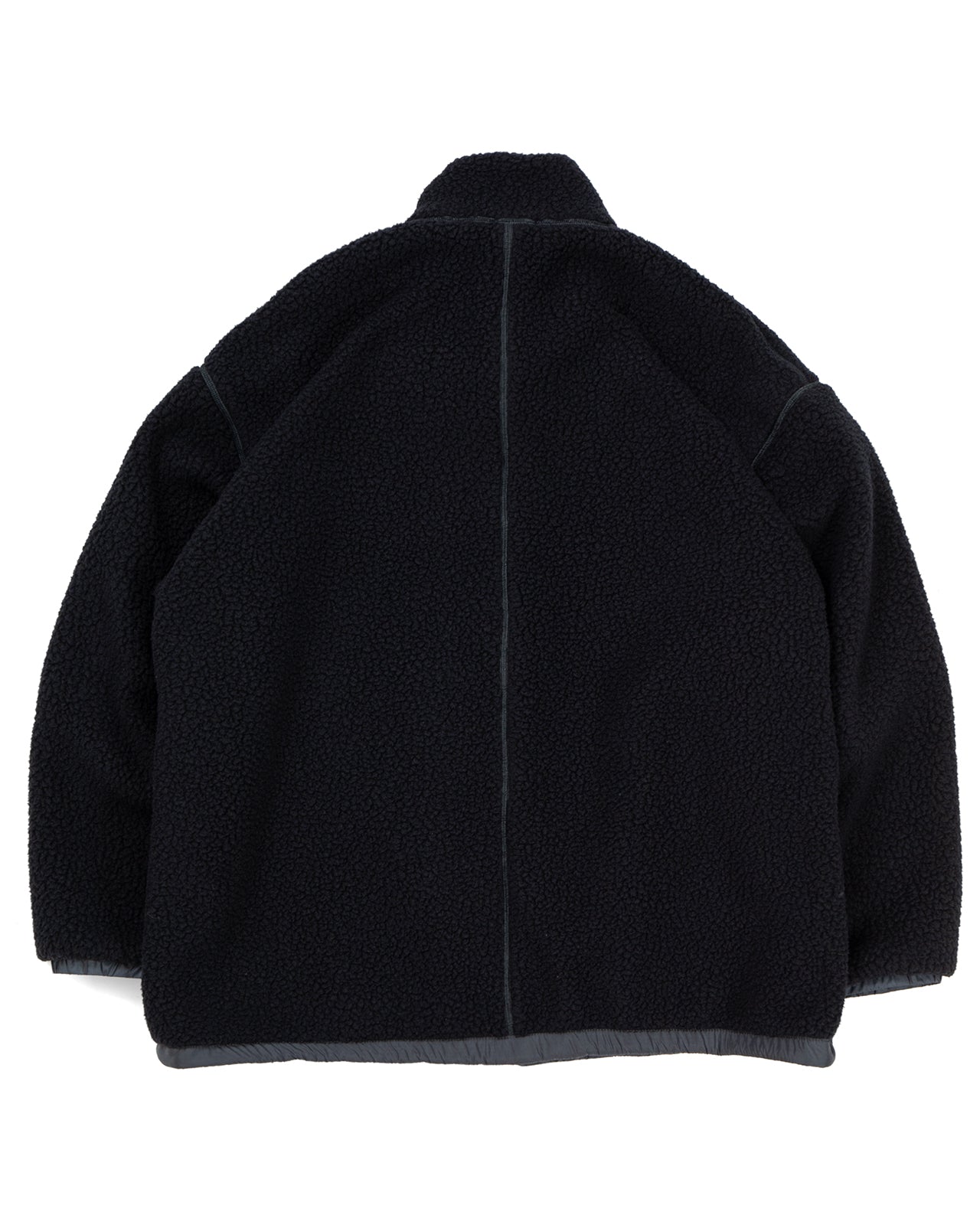 Porter Classic Fleece Liner Nylon Zip-Up Jacket, Black – Pancho 
