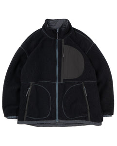 Porter Classic Fleece Liner Nylon Zip-Up Jacket, Black – Pancho