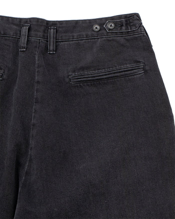 Porter Classic Denim Gene Kelly Pants, Black