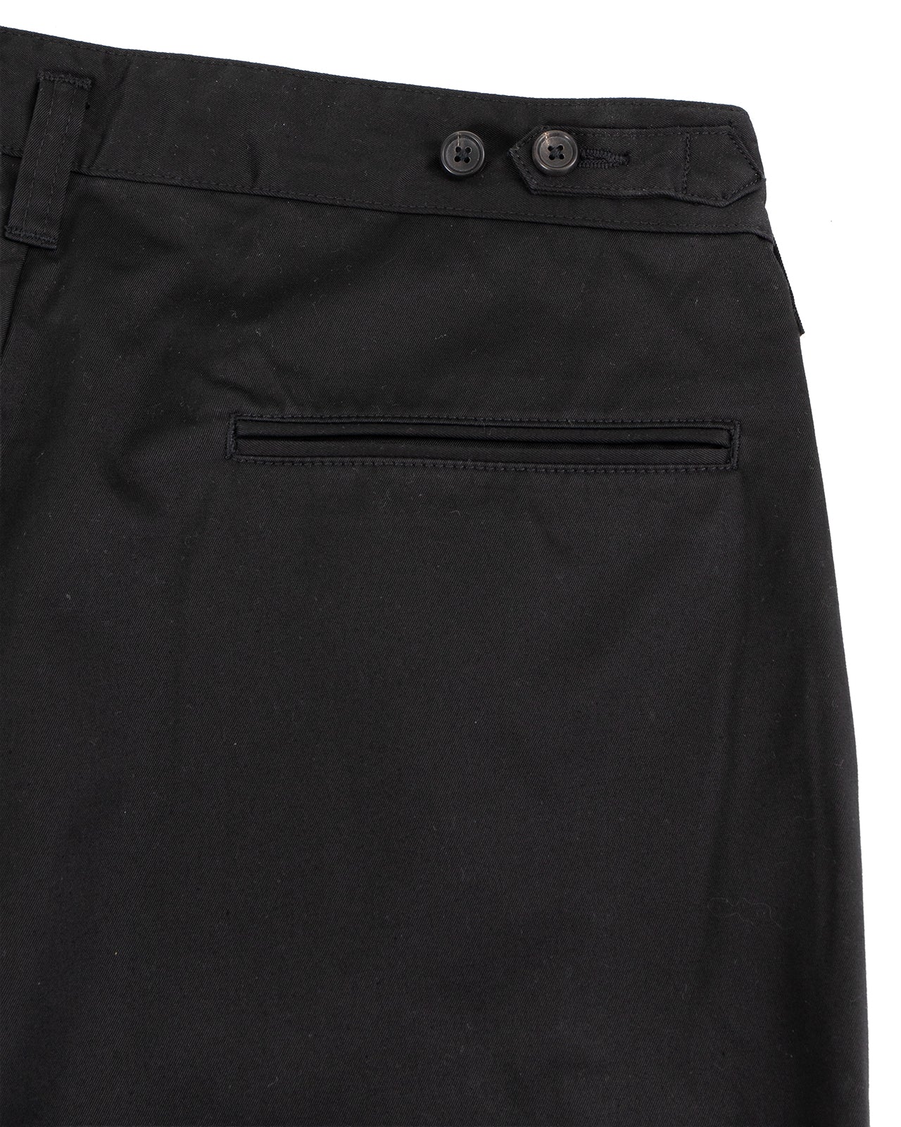 Porter Classic Summer Chinos Gene Kelly Pants, Black