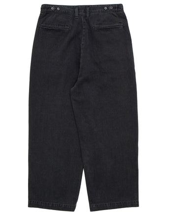 Porter Classic Denim Gene Kelly Pants, Black