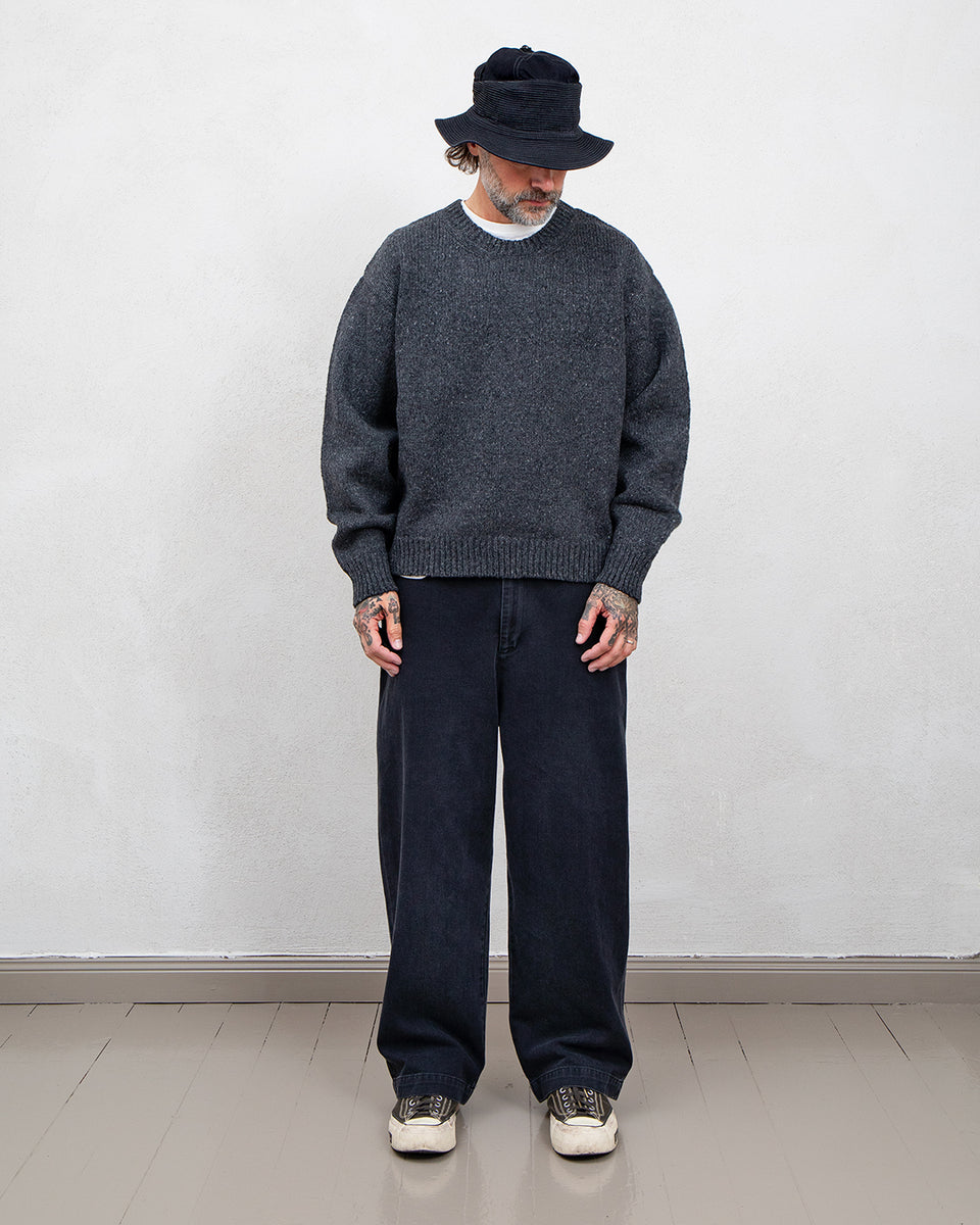 Porter Classic Denim Gene Kelly Pants, Black