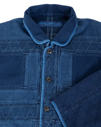 Porter Classic Kendo Katsu Jacket, Platinum Charm, Blue