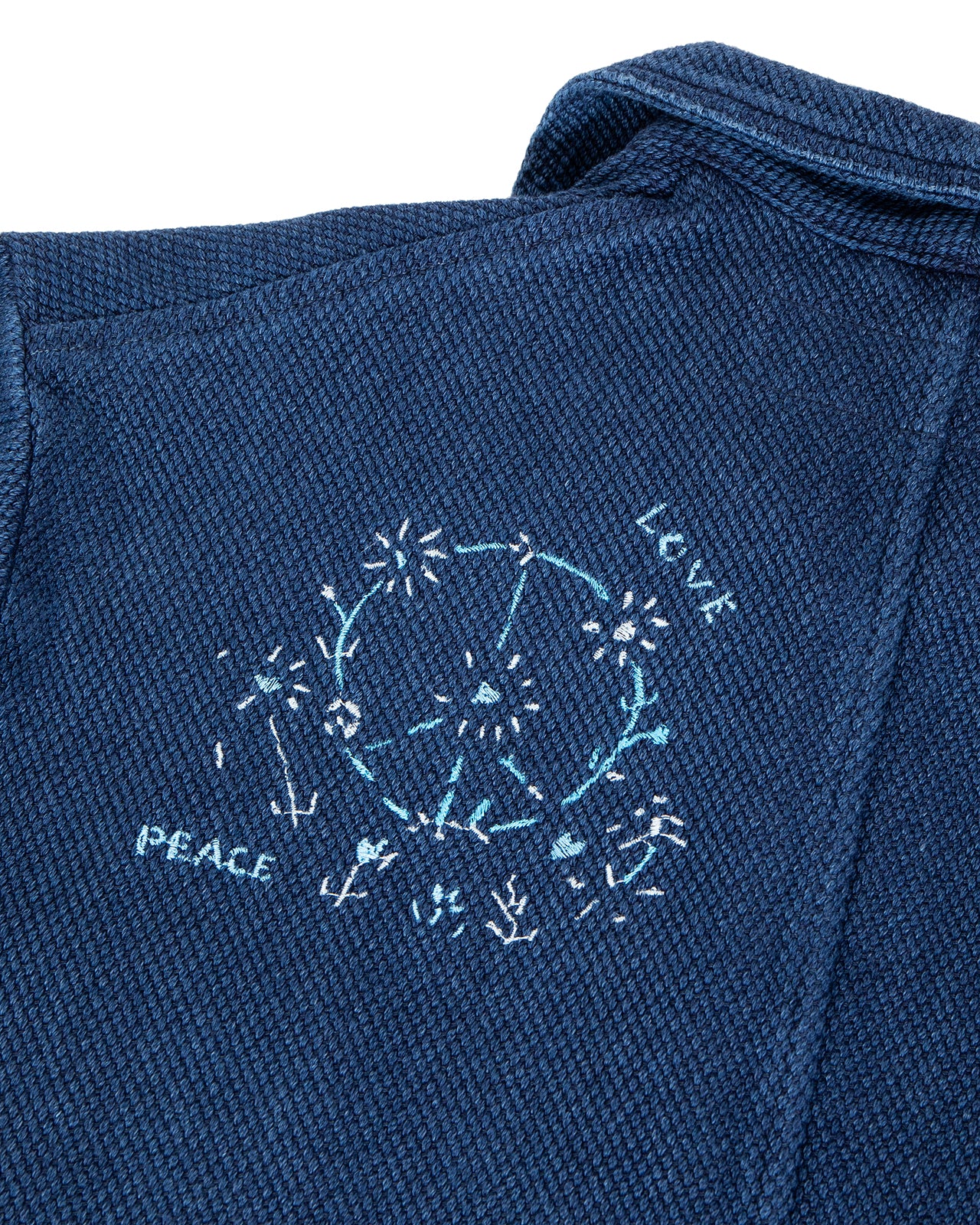 Porter Classic Kendo French Jacket, Embroidery, Blue