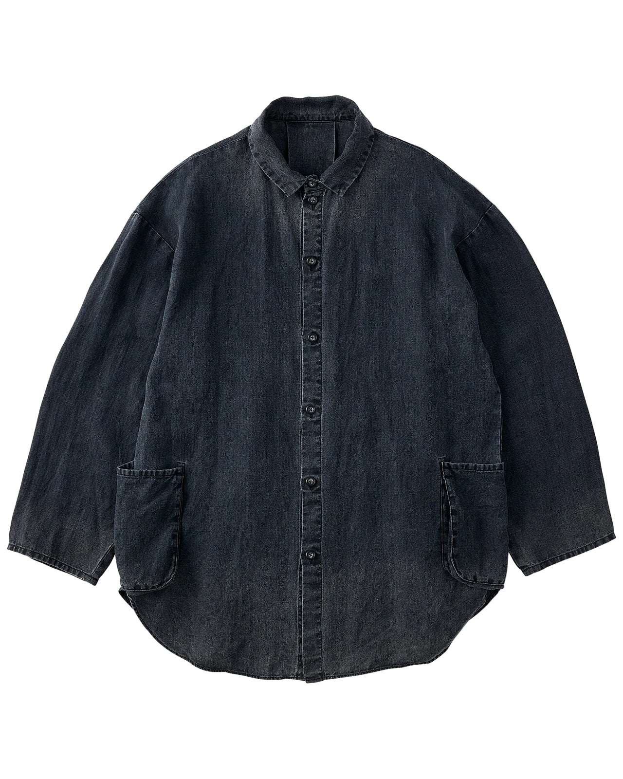 トップス Porter Classic Porter Classic Linen Shirt Jacket, Black – Pancho And Lefty