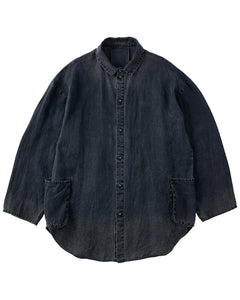 Porter Classic Linen Shirt Jacket, Black – Pancho And Lefty