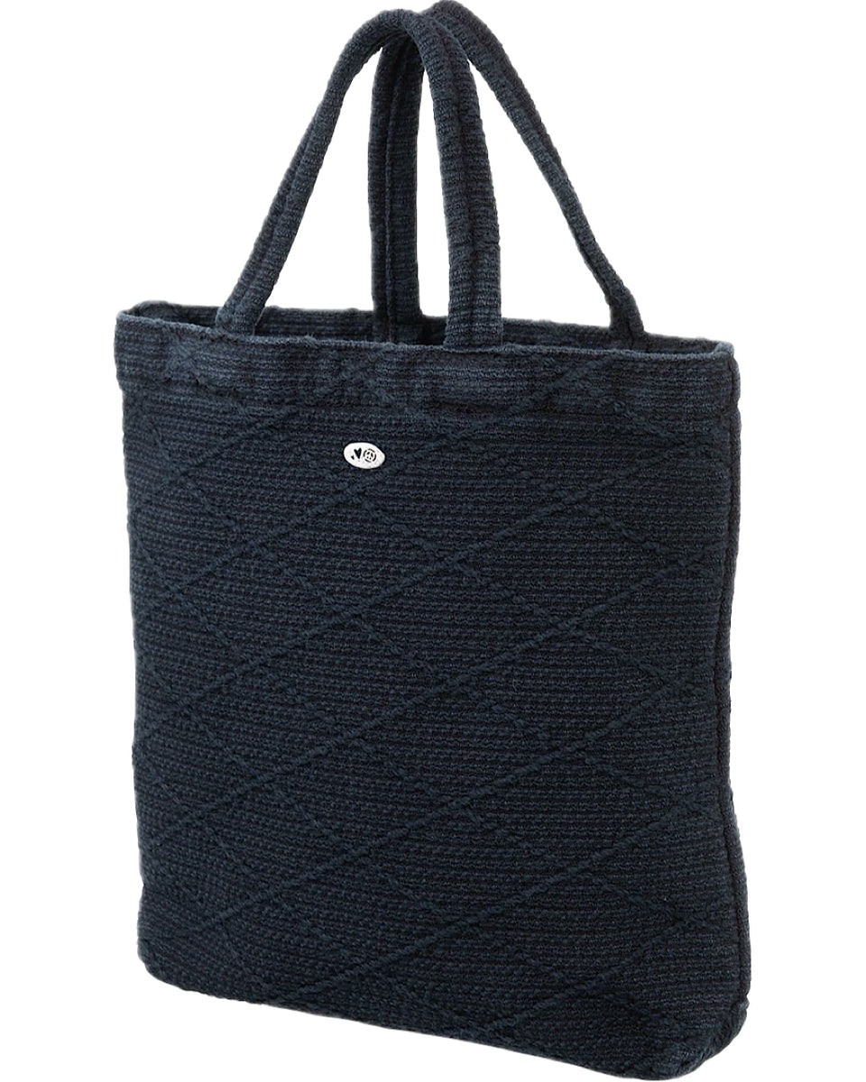 Porter Classic Kendo Mini Tote Bag, Silver Charm, Dark Navy