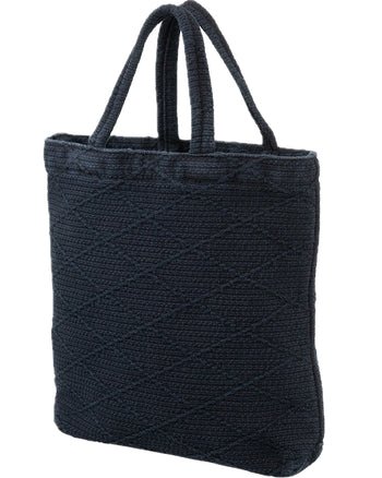 Porter Classic Kendo Mini Tote Bag, Silver Charm, Dark Navy