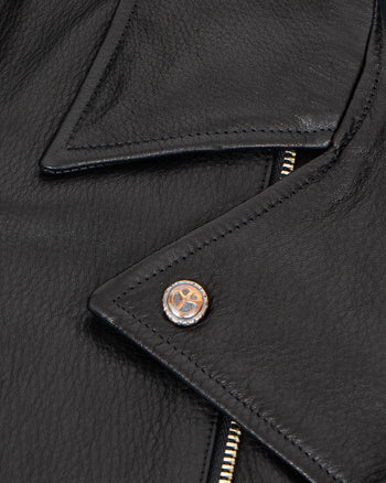 Porter Classic PC Riders Jacket W / Love & Peace Silver