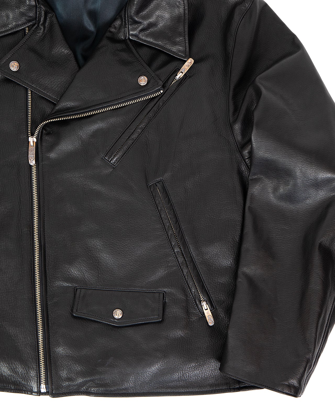 Porter Classic PC Riders Jacket W / Love & Peace Silver