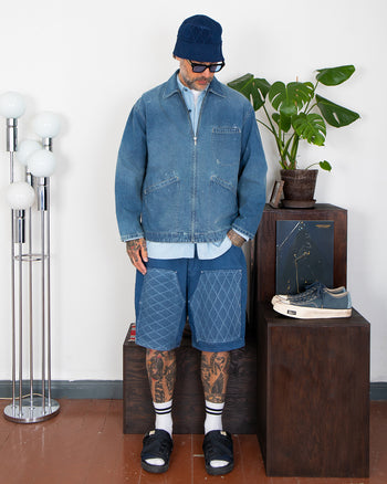 Porter Classic Breakfast Denim Zip-Up Jacket