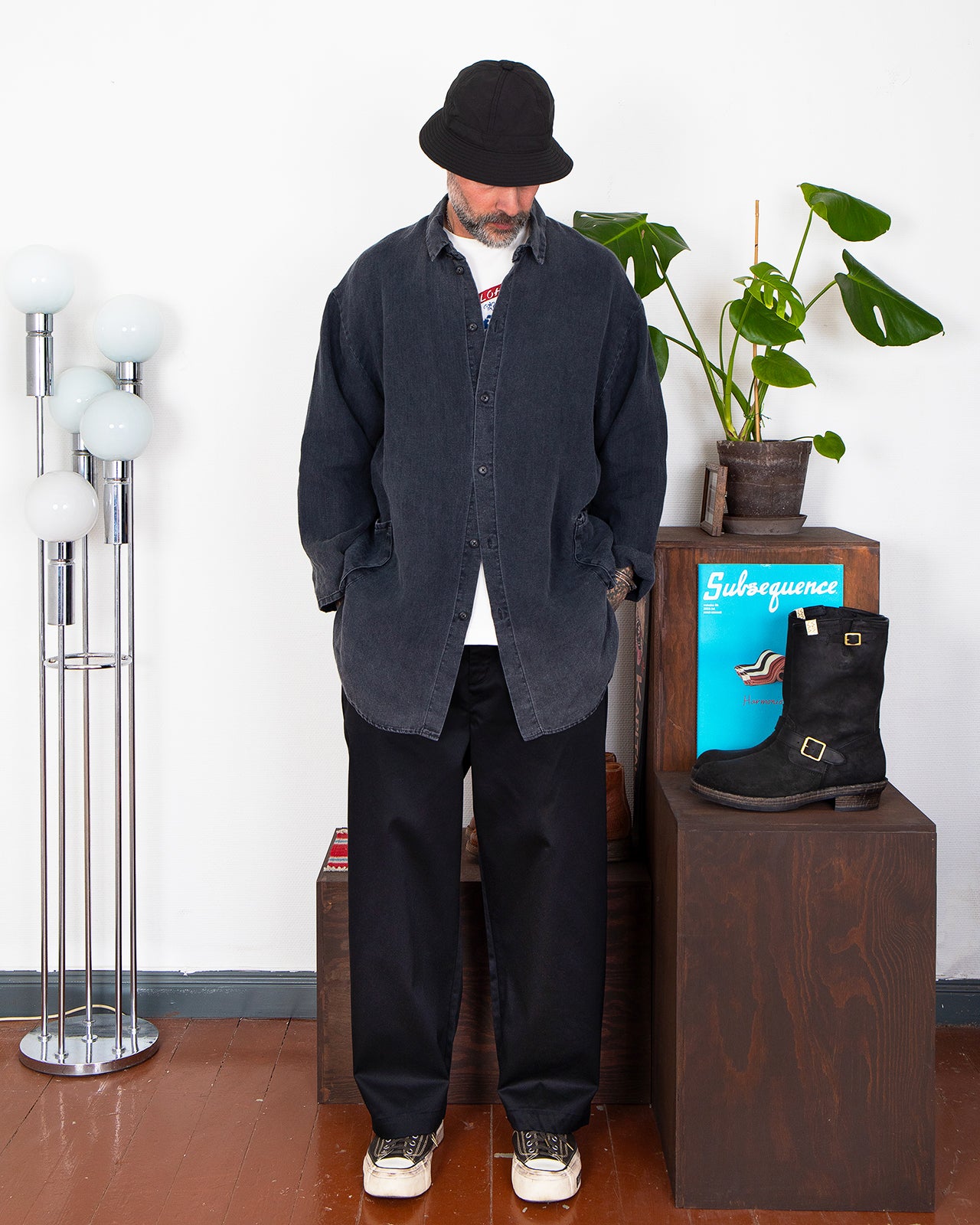 Porter Classic Linen Shirt Jacket, Black – Pancho And Lefty