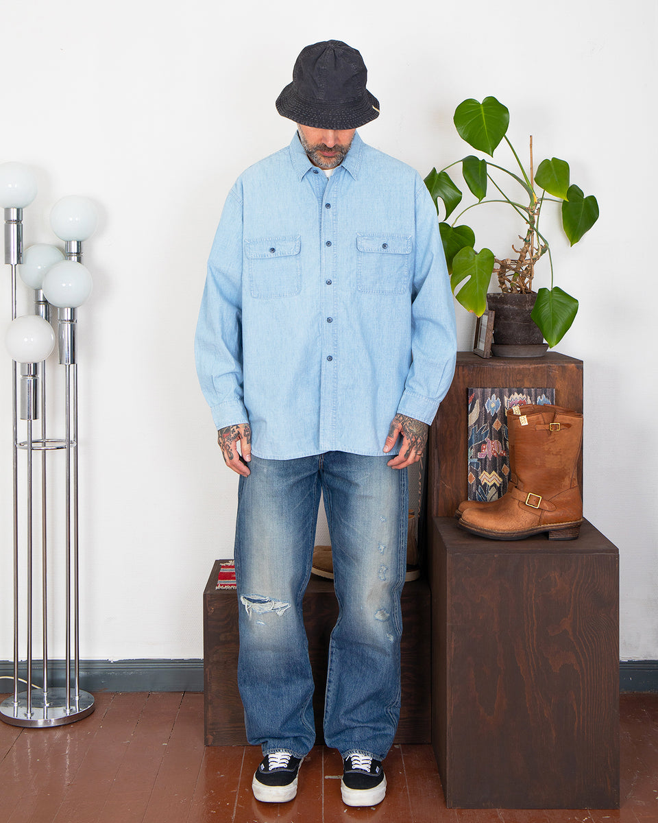 Porter Classic Shawshank Chambray Work Shirt