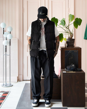 Porter Classic Leather Suede Down Vest, Black – Pancho And Lefty