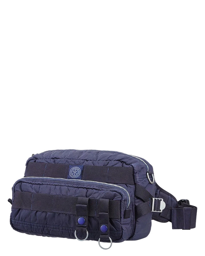 Porter Classic Super Nylon Waist Bag, Blue - Panchoandlefty.se