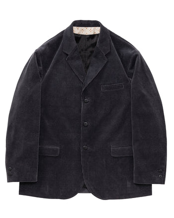 Visvim Burnstone Blazer Ridge Cords, Black
