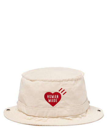 Human Made Bucket Hat, White