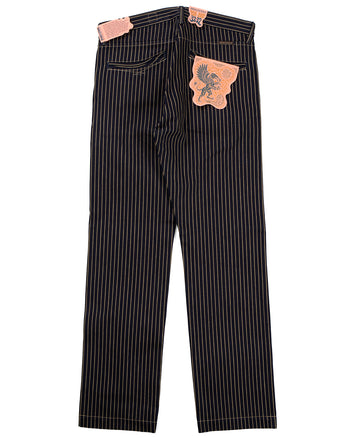 Indigofera Swearengen Pants, Single Stripe Indigo
