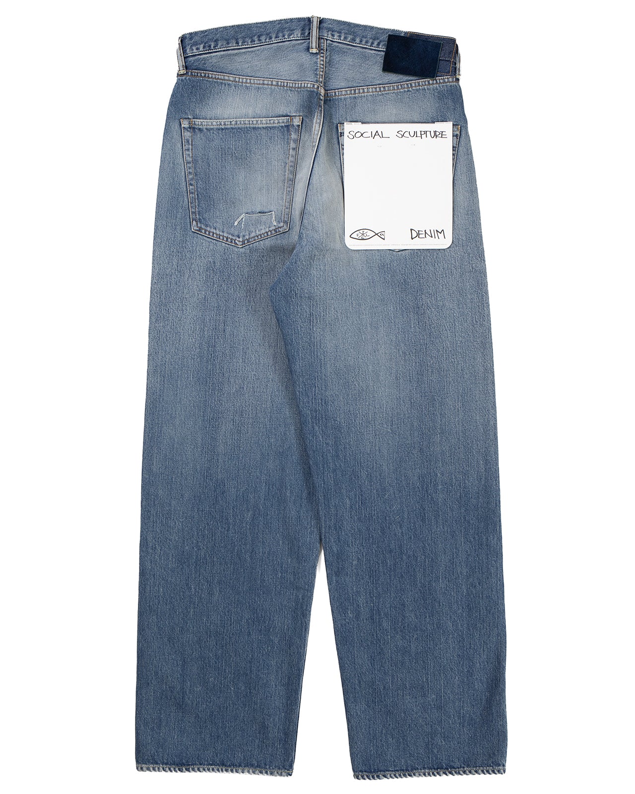 Visvim Social Sculpture 01 Ex Wide DMGD-43 - Pancho and Lefty