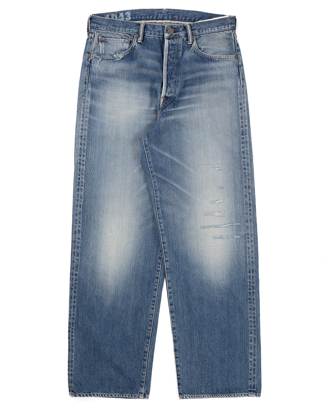 Visvim Social Sculpture 01 Ex Wide DMGD-43 - Pancho and Lefty