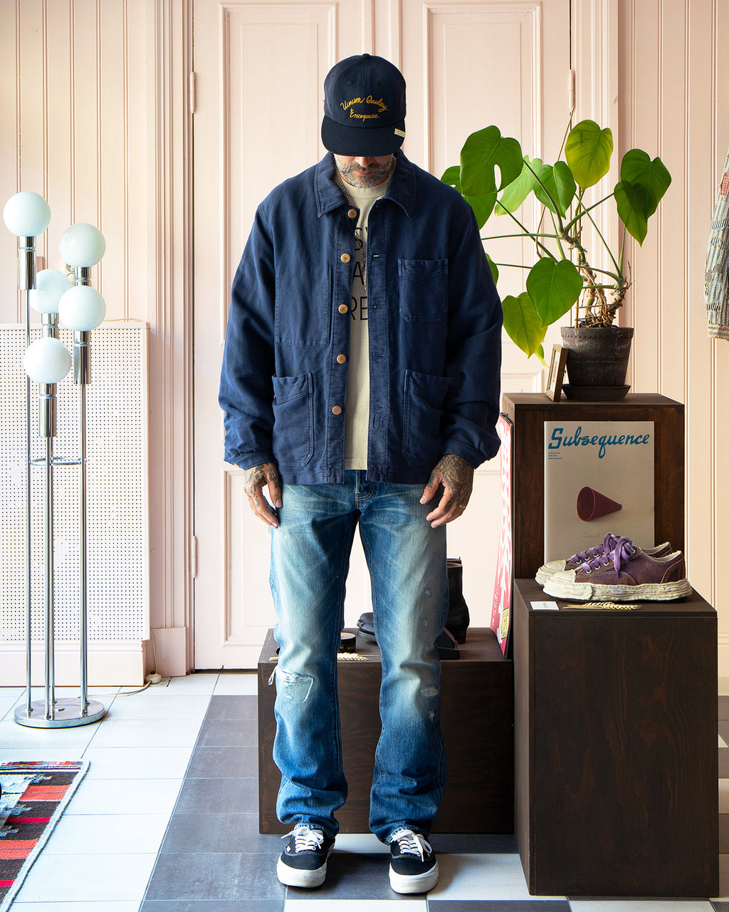 Visvim Social Sculpture 01 Slim DMGD-44