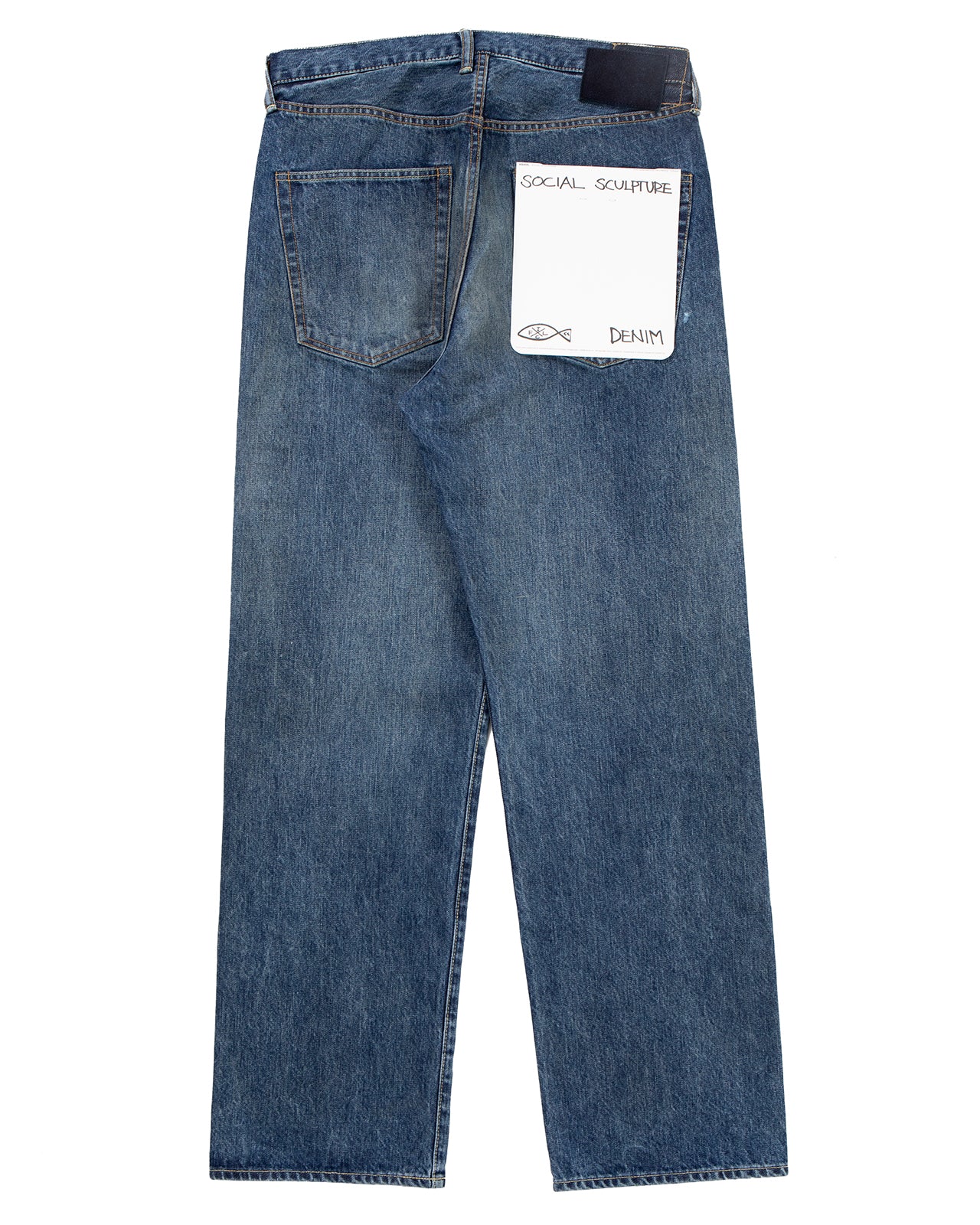 Visvim Social Sculpture 01 Wide DMGD-46 - Pancho and Lefty
