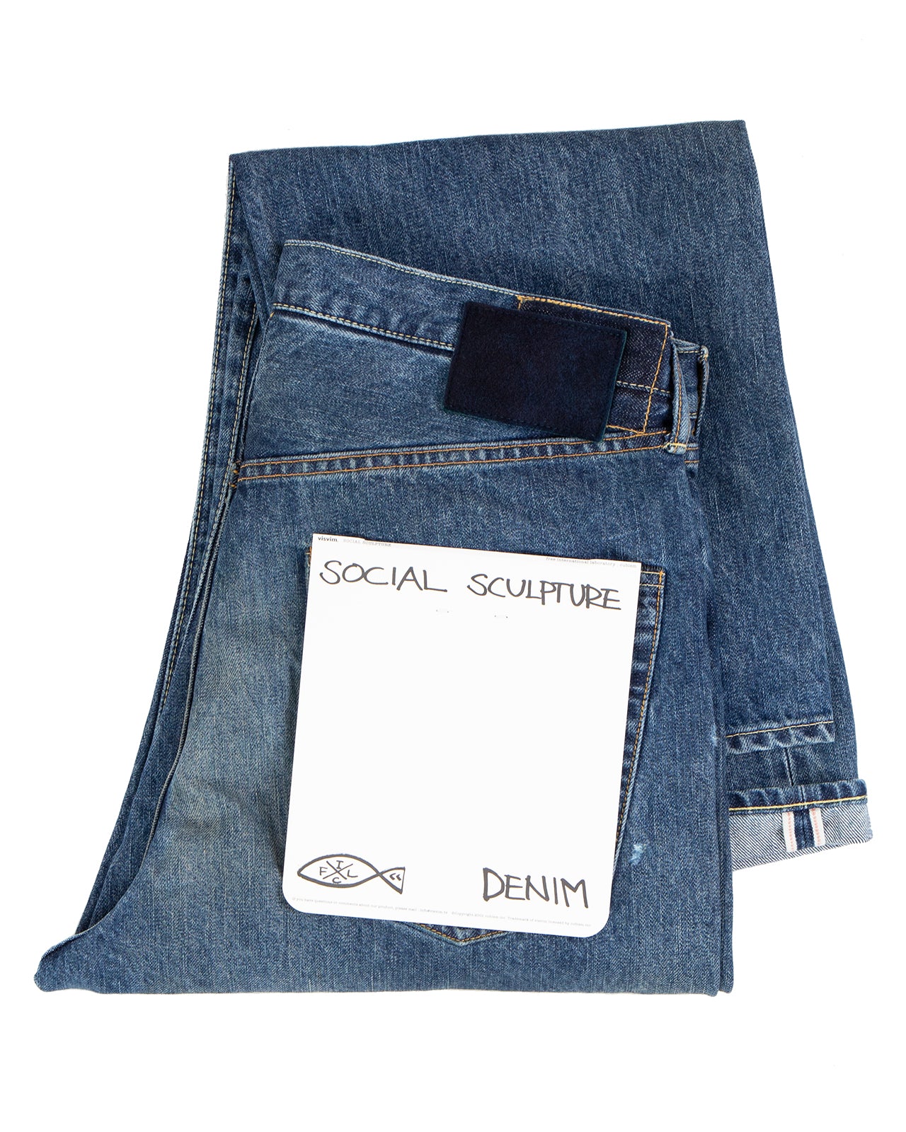 Visvim Social Sculpture 01 Wide DMGD-46 - Pancho and Lefty