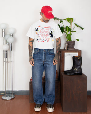 Visvim Social Sculpture 01 Wide DMGD-46 - Pancho and Lefty