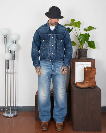 Visvim Social Sculpture 01 EX Wide DMGD-43