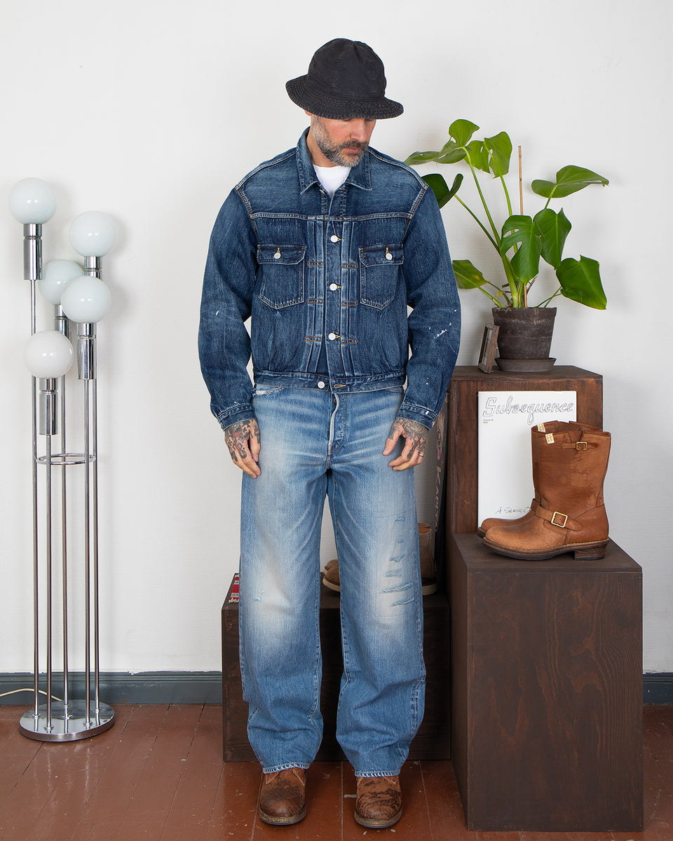 Visvim Social Sculpture 01 EX Wide DMGD-43