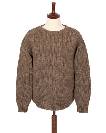 Visvim Amplus Boatneck Hand Knit,  Brown