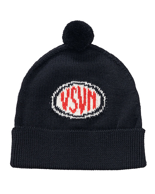 Visvim Knit Beanie (Wool), Black