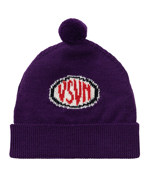 Visvim Knit Beanie (Wool), Purple