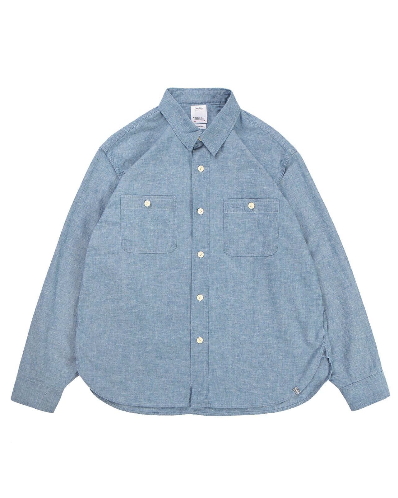 Visvim Briggs Chambray L/S DMGD LT.Indigo – Pancho And Lefty