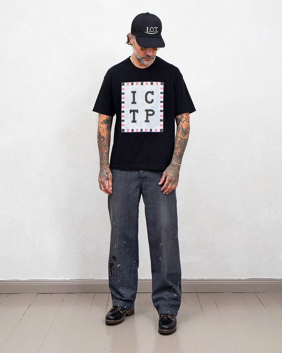 Visvim ICT Jumbo Tee S/S, Black