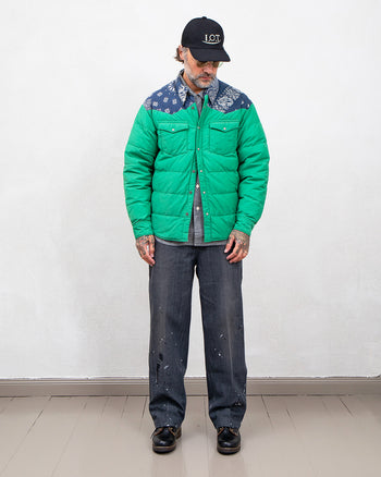 Visvim ICT Kerchief Down Jacket, Green
