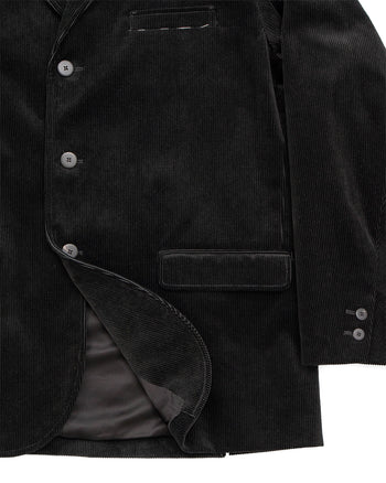 Visvim Burnstone Blazer Ridge Cords, Black