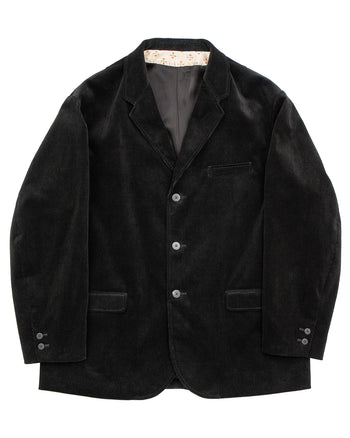 Visvim Burnstone Blazer Ridge Cords, Black