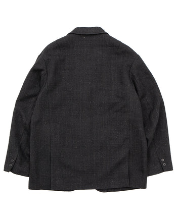Visvim Burnstone Blazer Tweed, Black