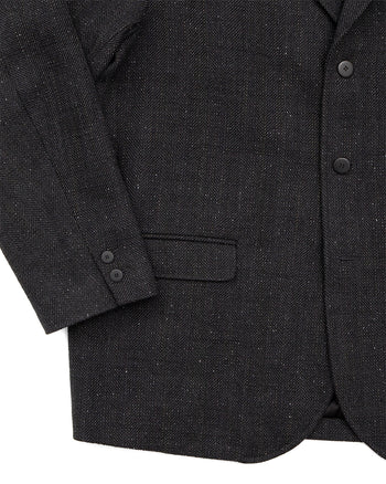 Visvim Burnstone Blazer Tweed, Black