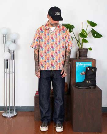 Visvim Crosby Shirt S/S, Jacquard (Silk)