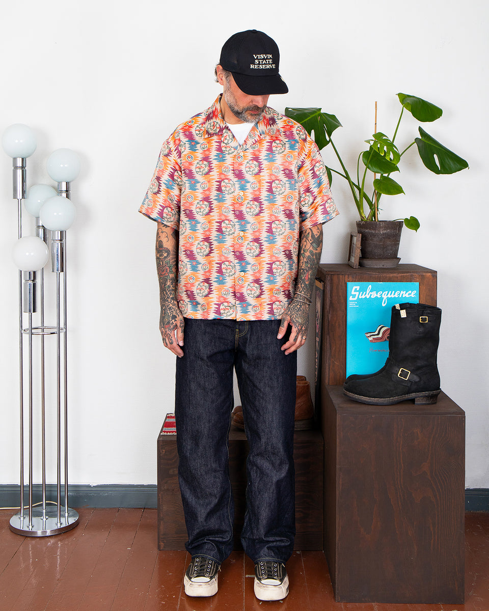 Visvim Crosby Shirt S/S, Jacquard (Silk)