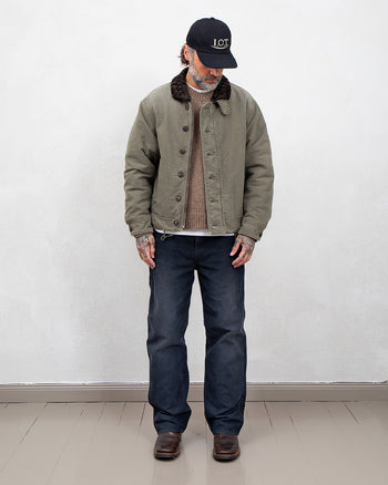 Visvim Deckhand Jacket G.cords, Olive