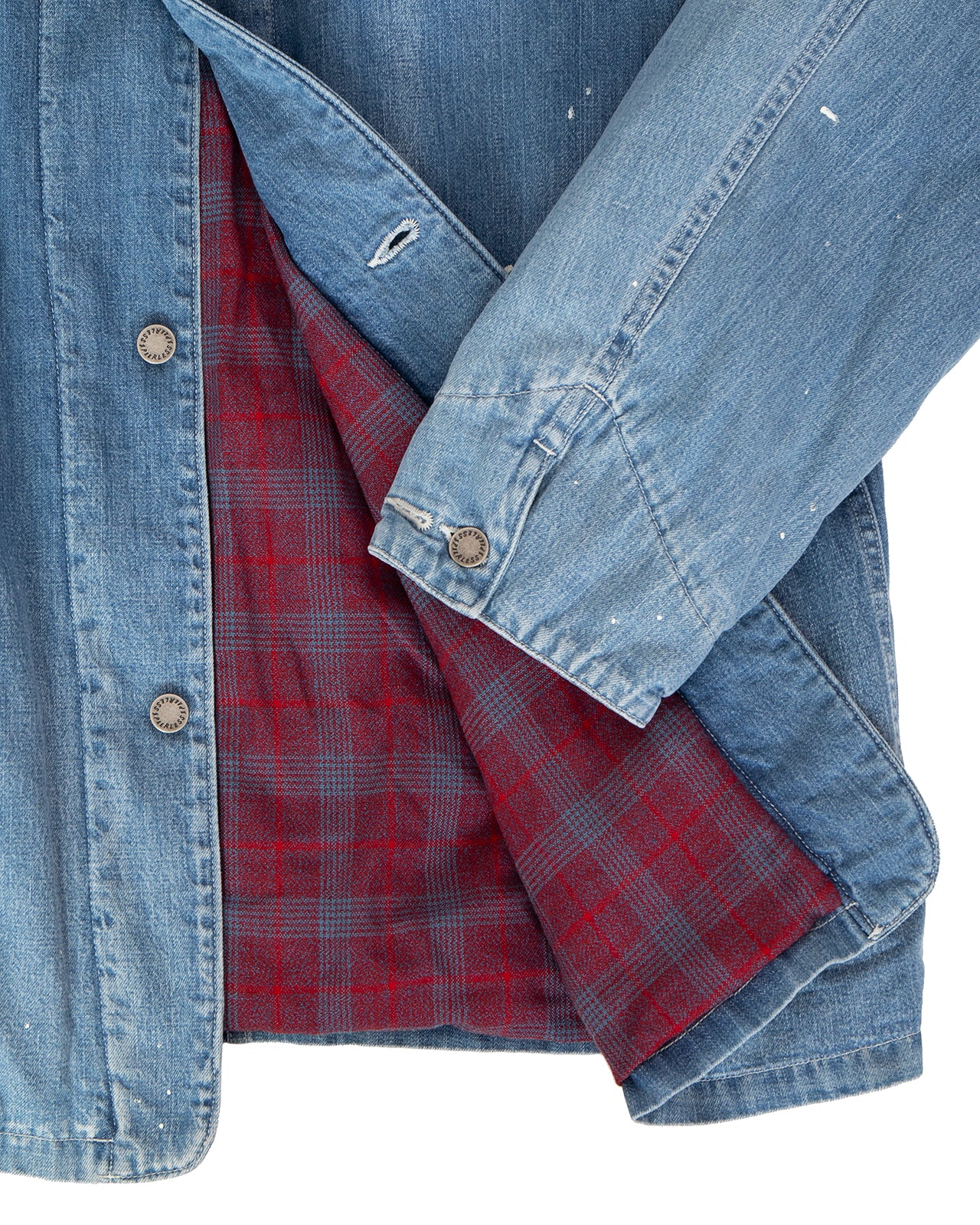 Visvim SS Coverall Down DMGD LT.Indigo