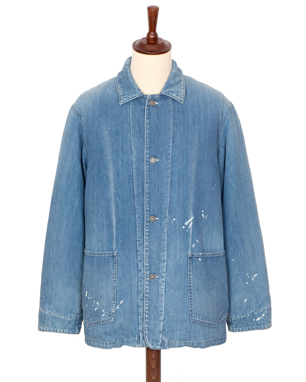 Visvim SS Coverall Down DMGD LT.Indigo