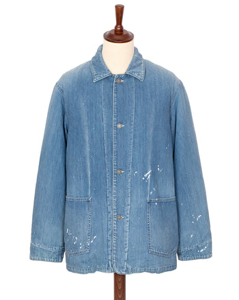 Visvim SS Coverall Down DMGD LT.Indigo