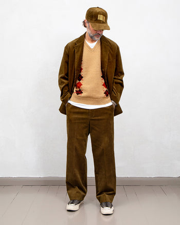 Visvim Burnstone Blazer Ridge Cords, Brown